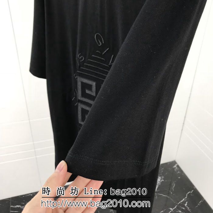 Gvc紀梵希 19ss早春新款短袖 菱形重工刺繡圖案 定制原版純棉面料 高版本男女同款 ydi2034